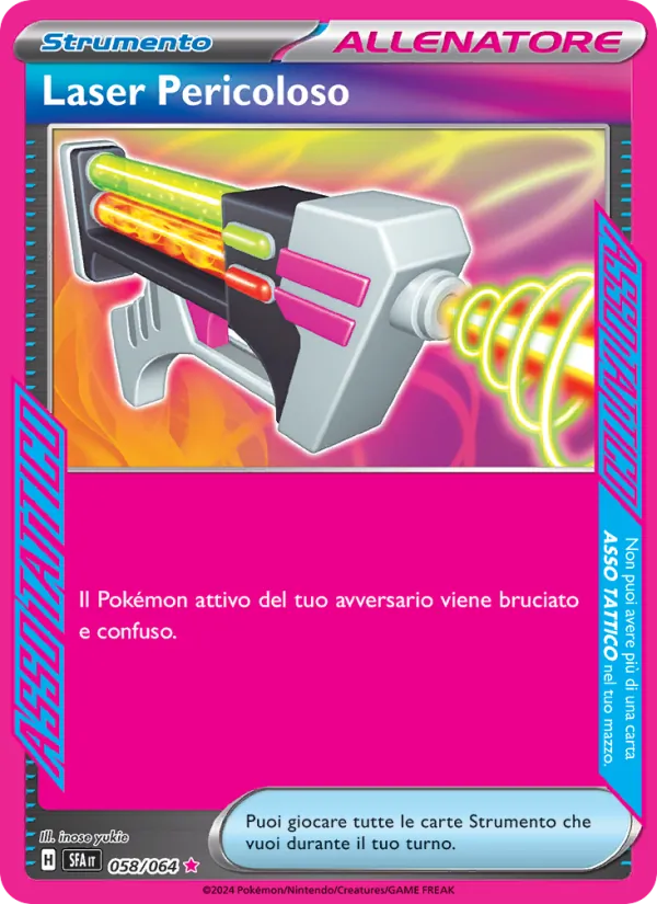 Carta Laser Pericoloso dell'espansione Segreto Fiabesco, numero 058/64