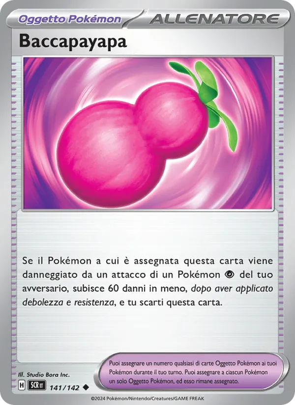Carta Baccapayapa dell'espansione Corona Astrale, numero 141/142