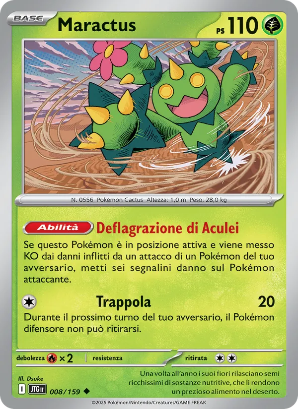 Carta Maractus dell'espansione Avventure Insieme, numero 008/159