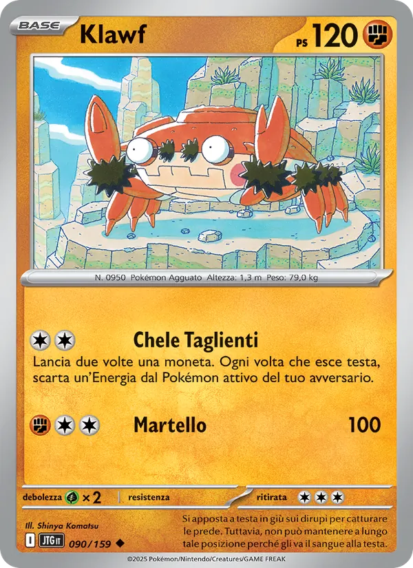 Carta Klawf dell'espansione Avventure Insieme, numero 090/159
