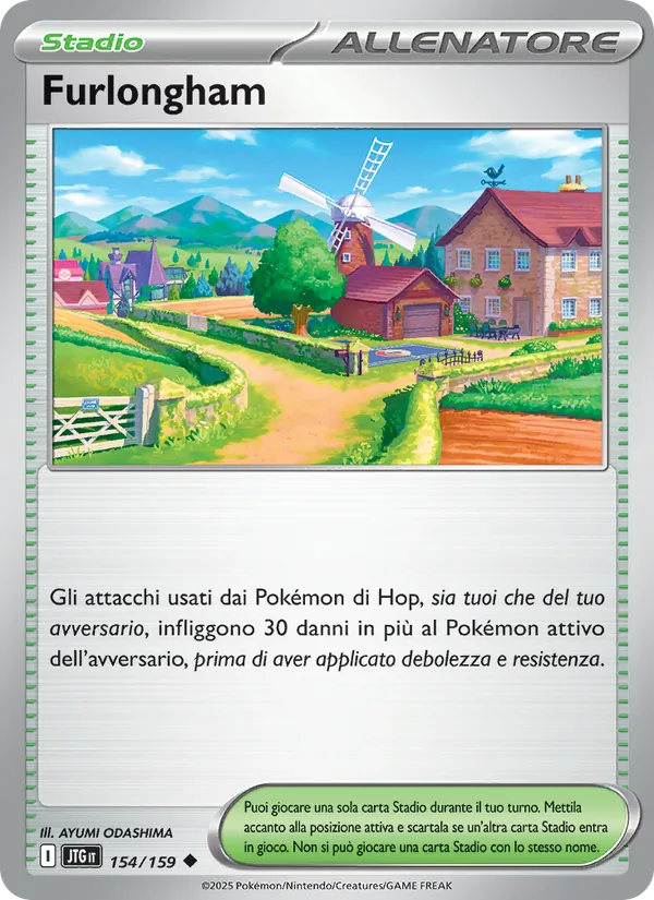 Carta Furlongham dell'espansione Avventure Insieme, numero 154/159