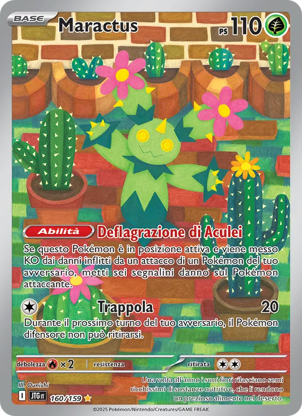 Carta Maractus dell'espansione Avventure Insieme, numero 160/159