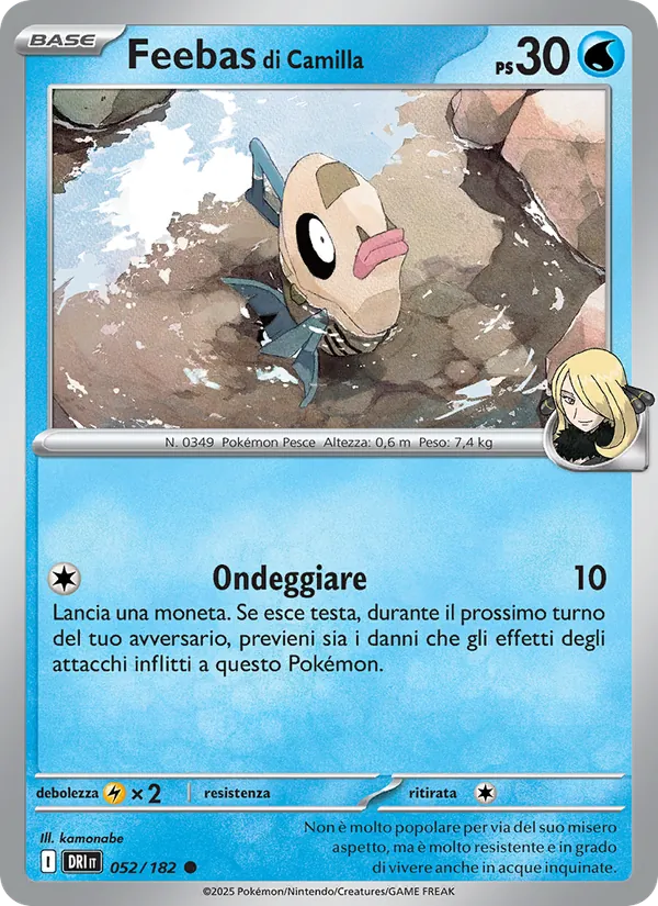Carta Feebas di Camilla dell'espansione Rivali Predestinati, numero 052/182