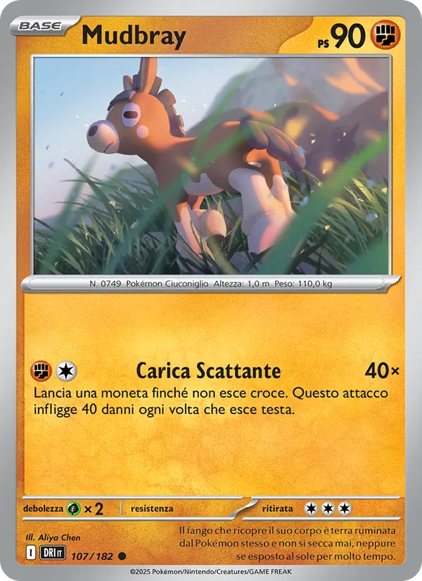 Carta Mudbray dell'espansione Rivali Predestinati, numero 107/182