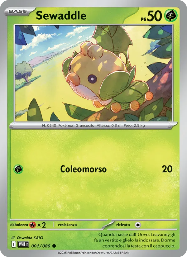 Carta Sewaddle dell'espansione Fuoco Bianco, numero 001/86