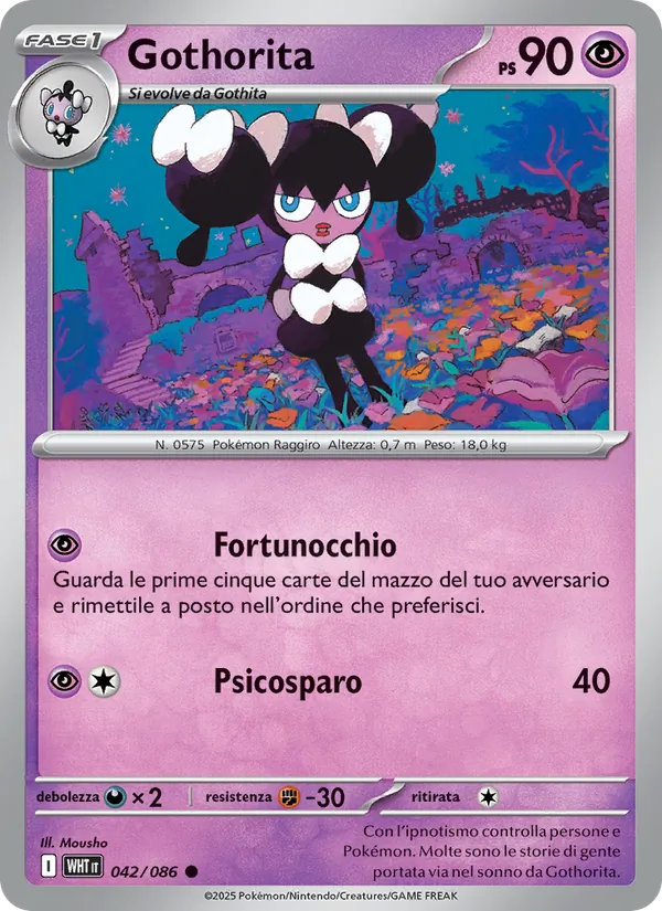 Carta Gothorita dell'espansione Fuoco Bianco, numero 042/86