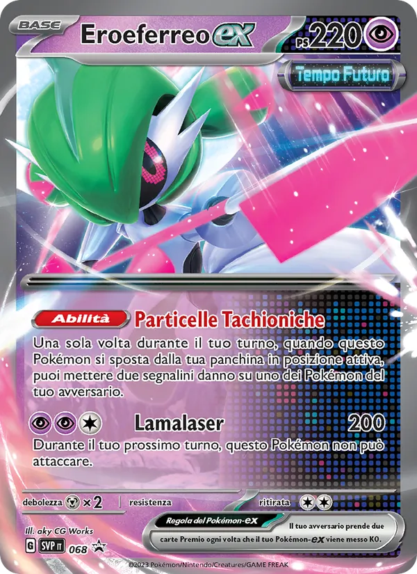Carta Eroeferreo-ex dell'espansione SVP Black Star Promos, numero 068/225