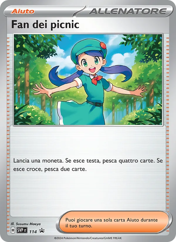 Carta Fan dei picnic dell'espansione SVP Black Star Promos, numero 114/225