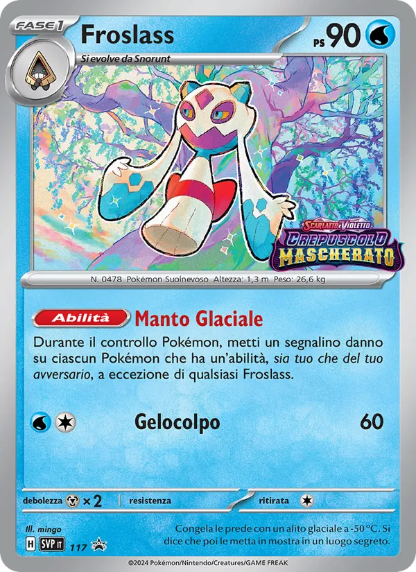 Carta Froslass dell'espansione SVP Black Star Promos, numero 117/225