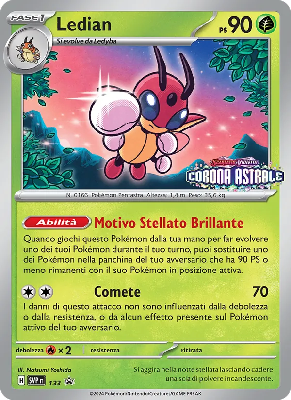 Carta Ledian dell'espansione SVP Black Star Promos, numero 133/225