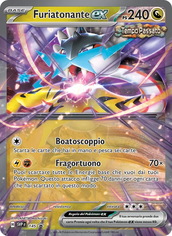Carta Furiatonante-ex dell'espansione SVP Black Star Promos, numero 145/225