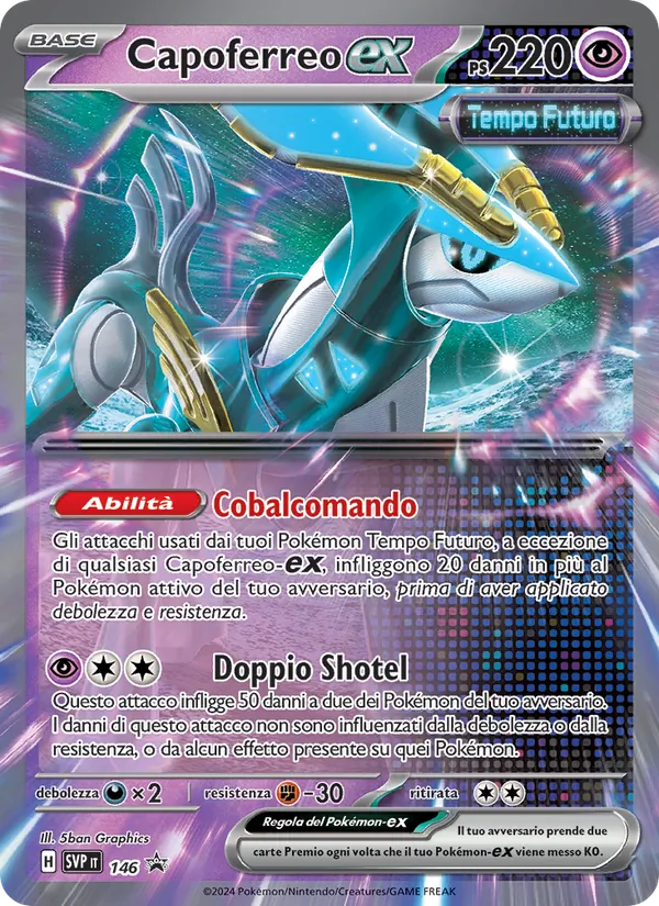 Carta Capoferreo-ex dell'espansione SVP Black Star Promos, numero 146/225