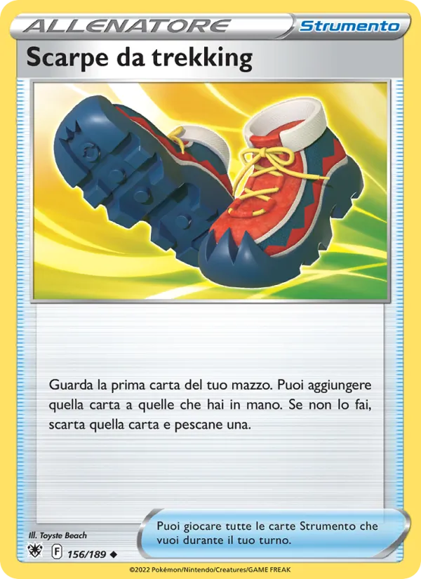 Carta Scarpe da trekking dell'espansione Lucentezza Siderale, numero 156/189