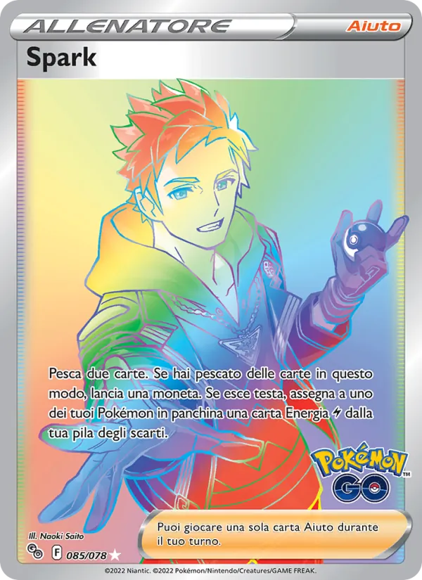 Carta Spark dell'espansione Pokémon GO, numero 085/78