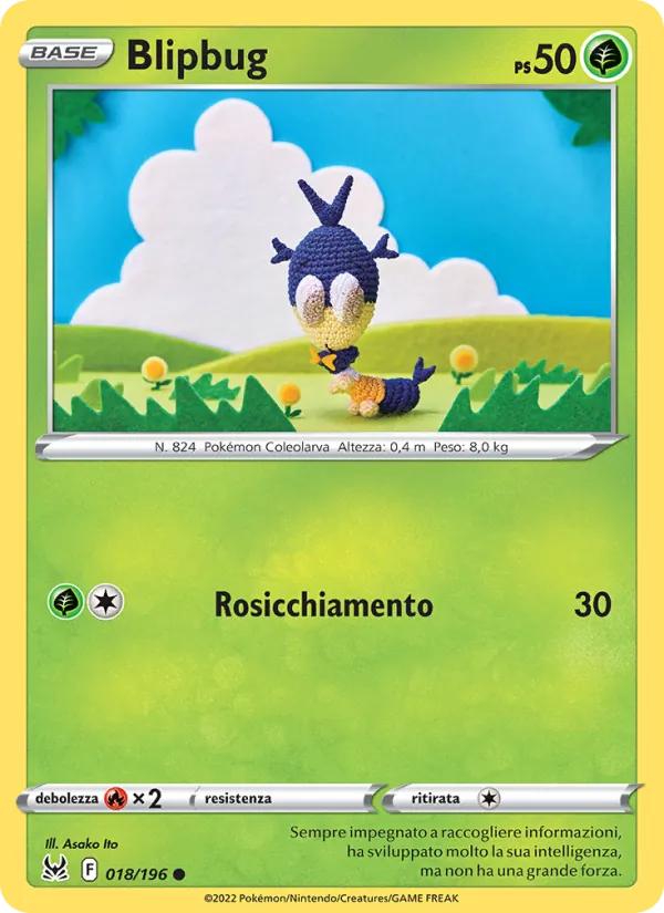 Carta Blipbug dell'espansione Origine Perduta, numero 018/196