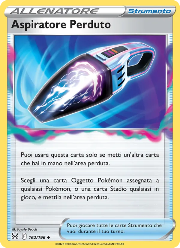 Carta Aspiratore Perduto dell'espansione Origine Perduta, numero 162/196