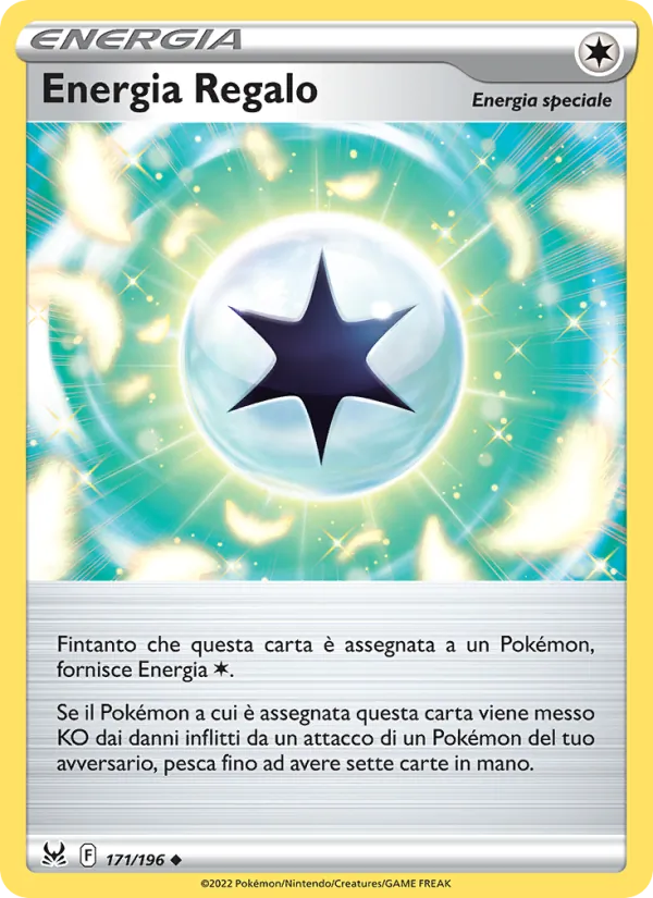 Carta Energia Regalo dell'espansione Origine Perduta, numero 171/196