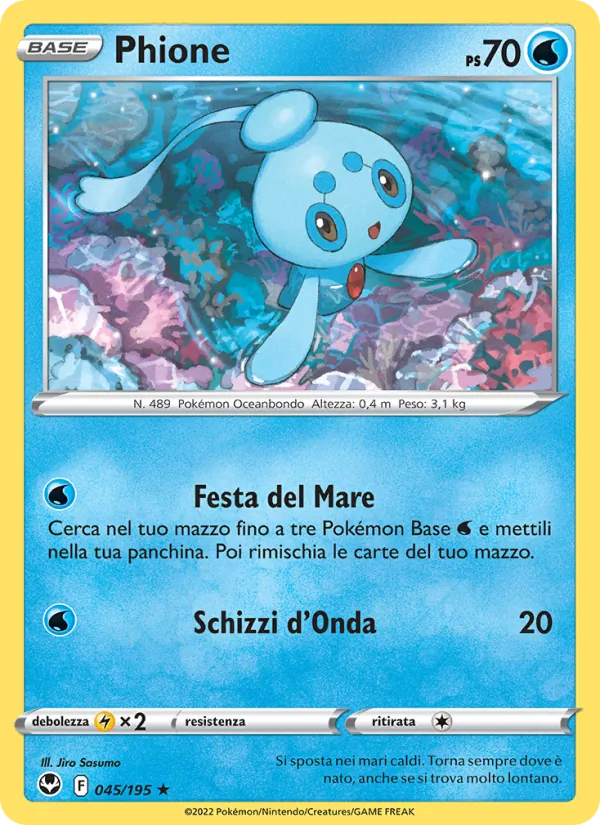 Carta Phione dell'espansione Tempesta Argentata, numero 045/195