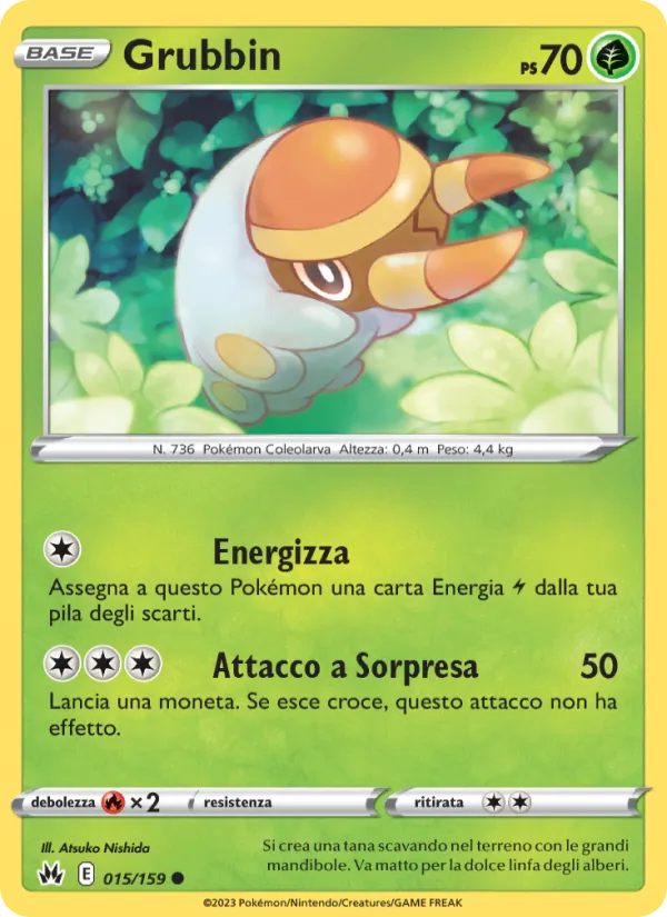 Carta Grubbin dell'espansione Zenit Regale, numero 015/159