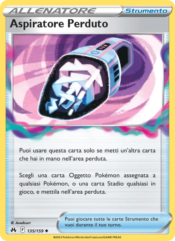 Carta Aspiratore Perduto dell'espansione Zenit Regale, numero 135/159