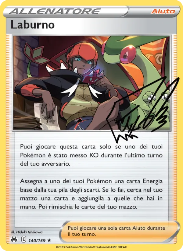 Carta Laburno dell'espansione Zenit Regale, numero 140/159