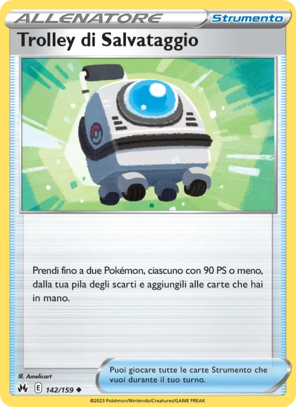 Carta Trolley di Salvataggio dell'espansione Zenit Regale, numero 142/159