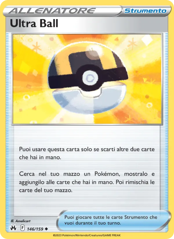 Carta Ultra Ball dell'espansione Zenit Regale, numero 146/159