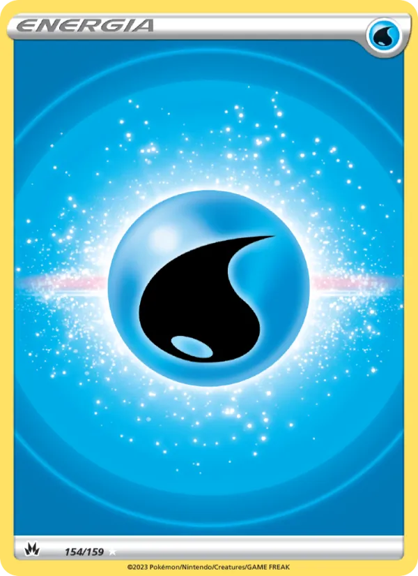 Carta Energia Acqua dell'espansione Zenit Regale, numero 154/159