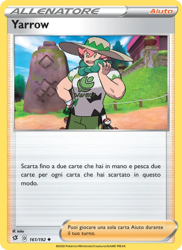 Carta Yarrow dell'espansione Fragore Ribelle, numero 161/192