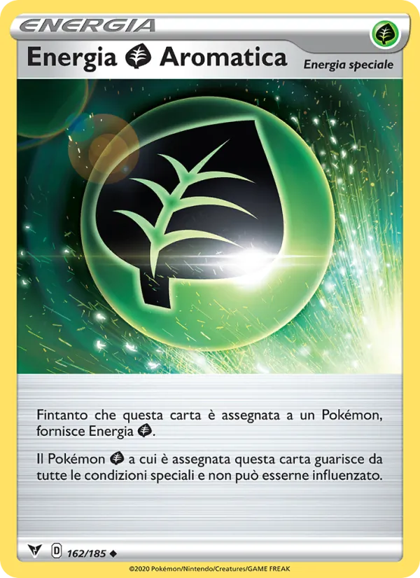 Carta Energia Grass Aromatica dell'espansione Voltaggio Sfolgorante, numero 162/185