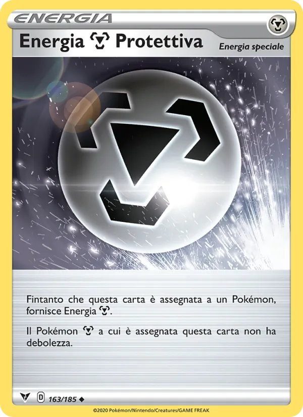 Carta Energia Metal Protettiva dell'espansione Voltaggio Sfolgorante, numero 163/185
