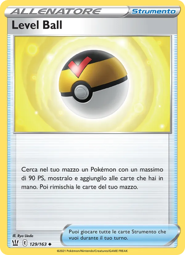Carta Level Ball dell'espansione Stili di Lotta, numero 129/163