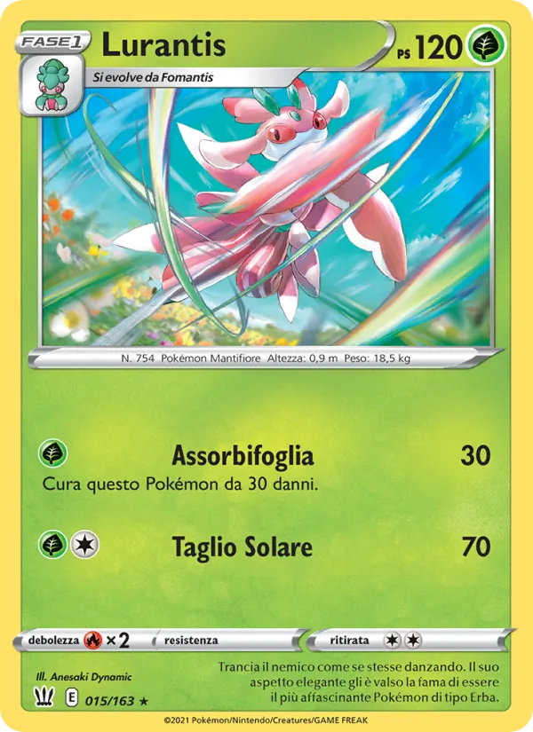 Carta Lurantis dell'espansione Stili di Lotta, numero 15/163
