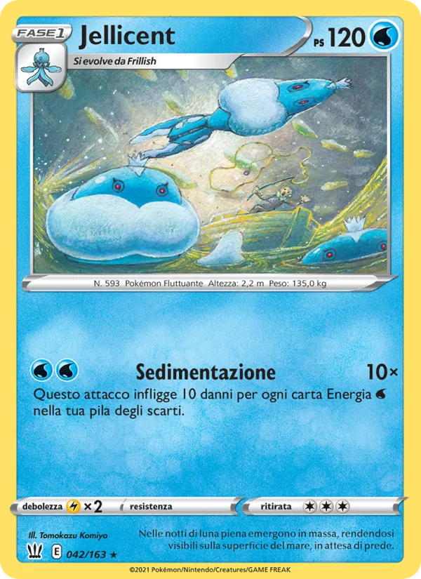 Carta Jellicent dell'espansione Stili di Lotta, numero 42/163