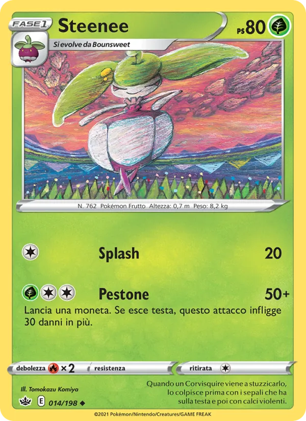 Carta Steenee dell'espansione Regno Glaciale, numero 14/198