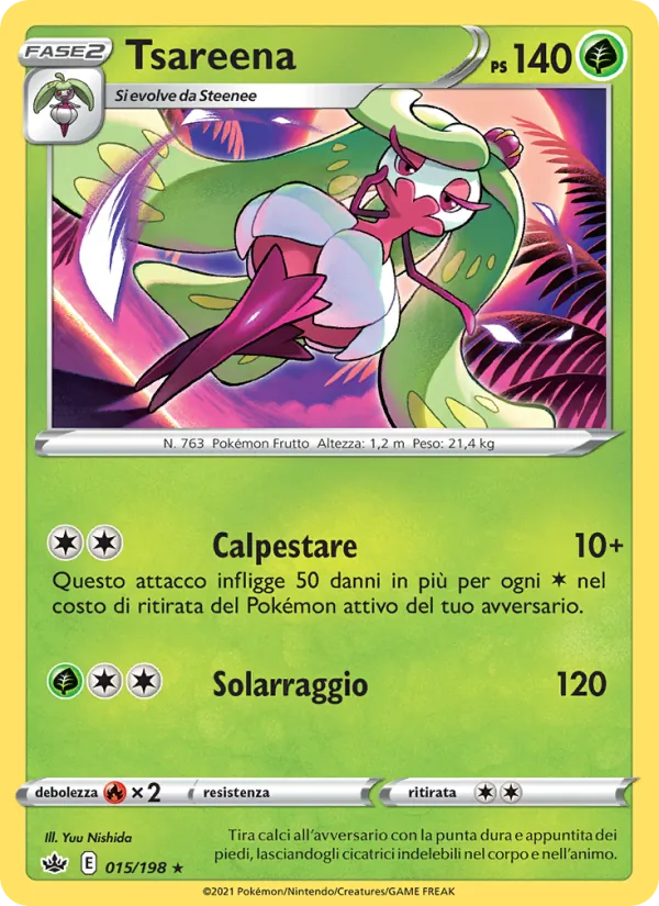 Carta Tsareena dell'espansione Regno Glaciale, numero 15/198