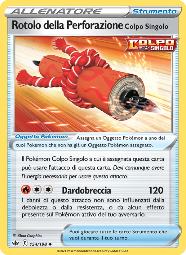 Carta Rotolo della Perforazione Colpo Singolo dell'espansione Regno Glaciale, numero 154/198