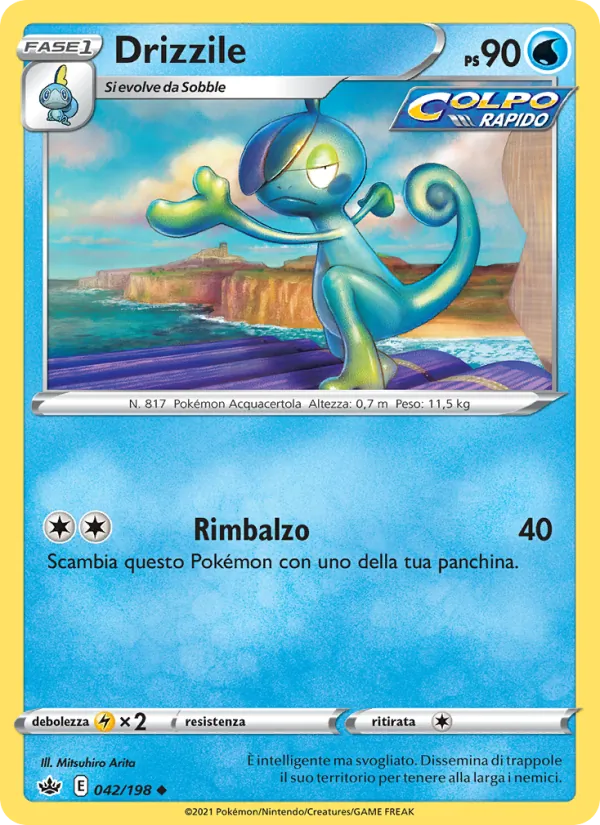 Carta Drizzile dell'espansione Regno Glaciale, numero 42/198