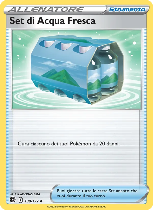 Carta Set di Acqua Fresca dell'espansione Astri Lucenti, numero 139/172