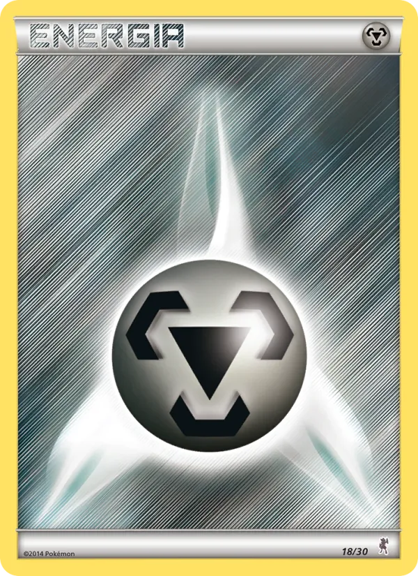 Kartu Metal Energy dari XY trainer Kit (Bisharp), nomor 18/30