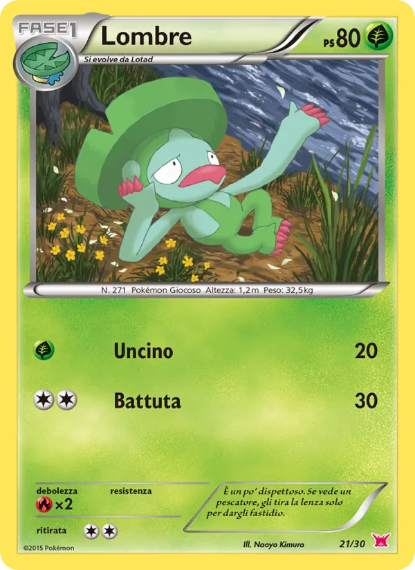 Carta Lombre dell'espansione XY trainer Kit (Latias), numero 21/30