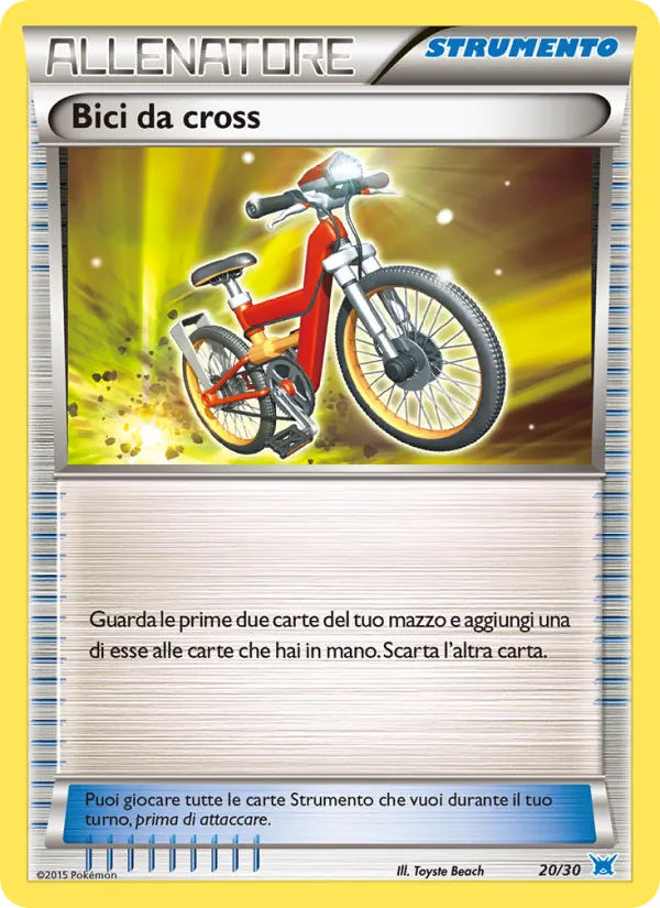 Carta Bici da cross dell'espansione XY trainer Kit (Latios), numero 20/30