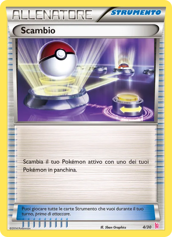 Kaart Switch uit XY trainer Kit (Sylveon), nummer 4/30