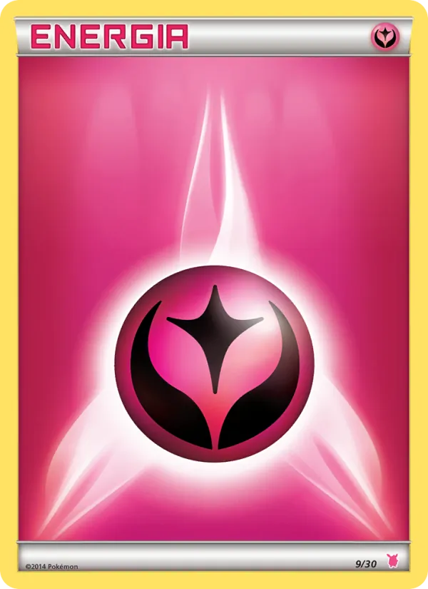 Kartu Fairy Energy dari XY trainer Kit (Wigglytuff), nomor 9/30