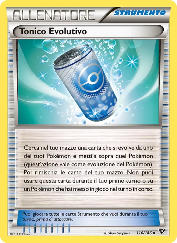Carta Tonico Evolutivo dell'espansione XY, numero 116/146