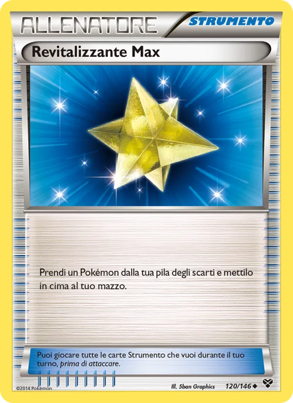 Carta Revitalizzante Max dell'espansione XY, numero 120/146