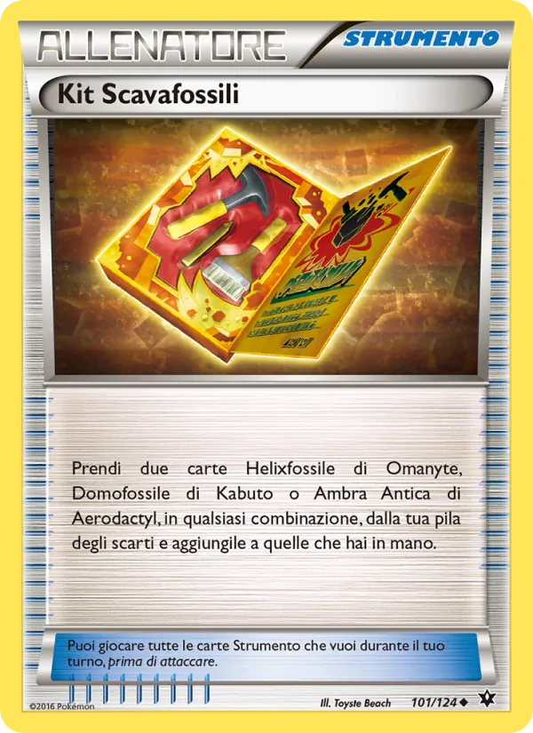 Carta Kit Scavafossili dell'espansione Destini Incrociati, numero 101/124