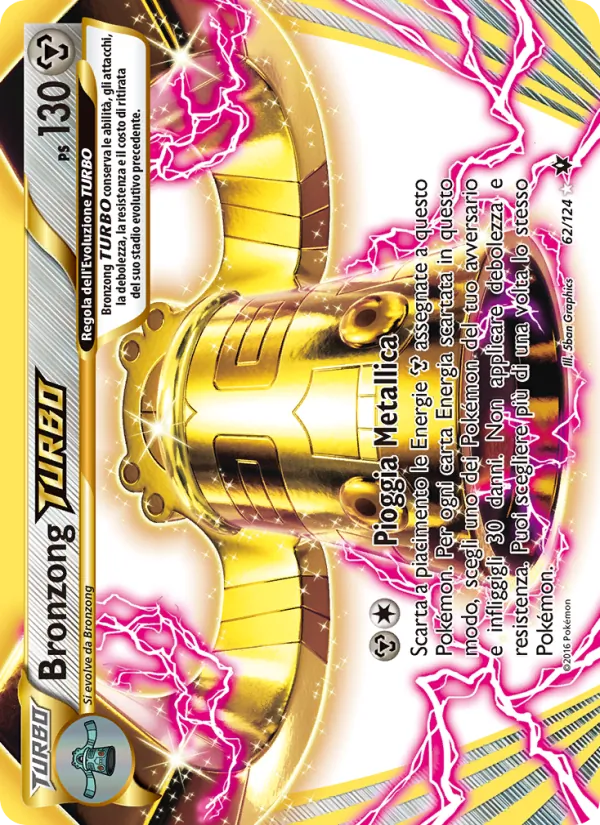 Carta Bronzong TURBO dell'espansione Destini Incrociati, numero 62/124