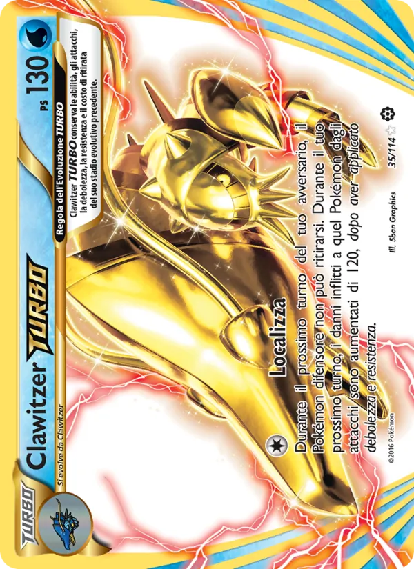 Carta Clawitzer TURBO dell'espansione Vapori Accesi, numero 35/114