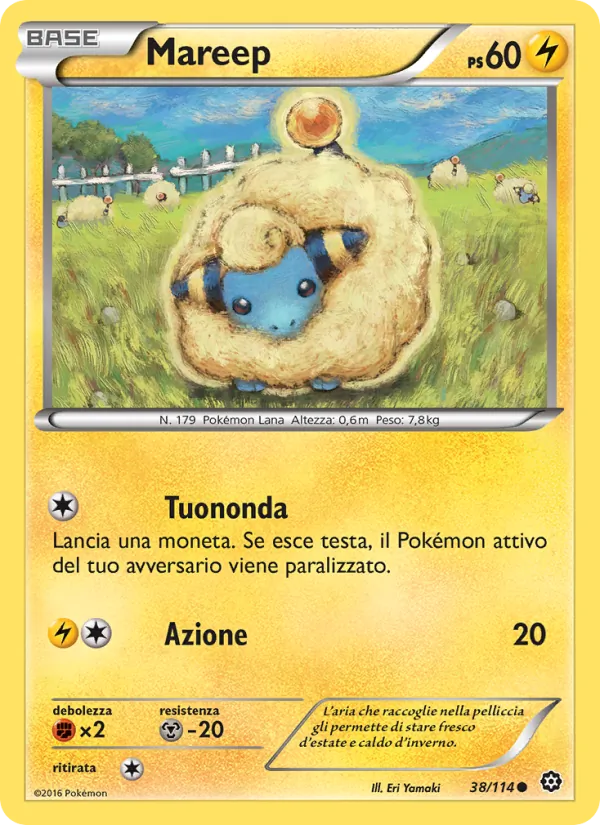 Carta Mareep dell'espansione Vapori Accesi, numero 38/114